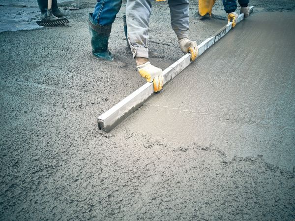 Cement Slab Construction in Auburn