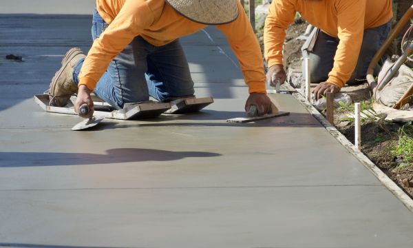 Cement Pad Construction in Auburn