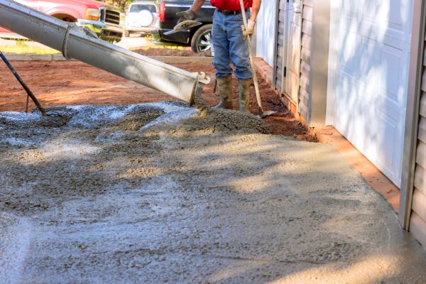 Cement Driveway Pouring in Auburn