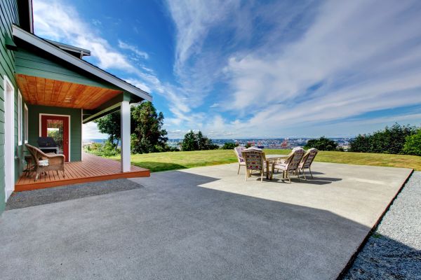 Backyard Concrete Paving in Auburn