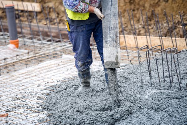 Cabin Foundation Pouring in Auburn